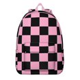 thumbnail image 1 of Buffalo Plaid Print Backpack, Classic Red and Black Checkered Daypack with Rustic Farmhouse Plaid Aesthetic for Daily Use, 1 of 5