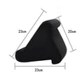 thumbnail image 2 of Linen Cotton Tablet Pillow Stand, Soft Foam Holder for 4-13 Inch iPad Kindle, Multi-angle Bed Desk Mount with Side Pocket, 2 of 7