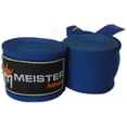 thumbnail image 1 of Meister Adult 180" Semi-Elastic Hand Wraps for MMA & Boxing (Pair) - Blue, 1 of 3