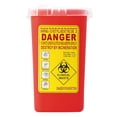 thumbnail image 2 of Sharps Disposal Container Biohazard Disposal Containe lock Containers for Syringes Lancets Supplies Disposal, 2 of 8