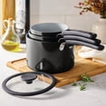 thumbnail image 3 of Tramontina 6 Piece Ceramic Nonstick Nesting Cookware Set Stackable, Space Saving Set - Dark Gray, 3 of 10