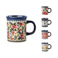 thumbnail image 1 of Flower Mug Ceramic 14oz, Dishwasher & Microwave Safe, Exotic Daisy, 1 of 9