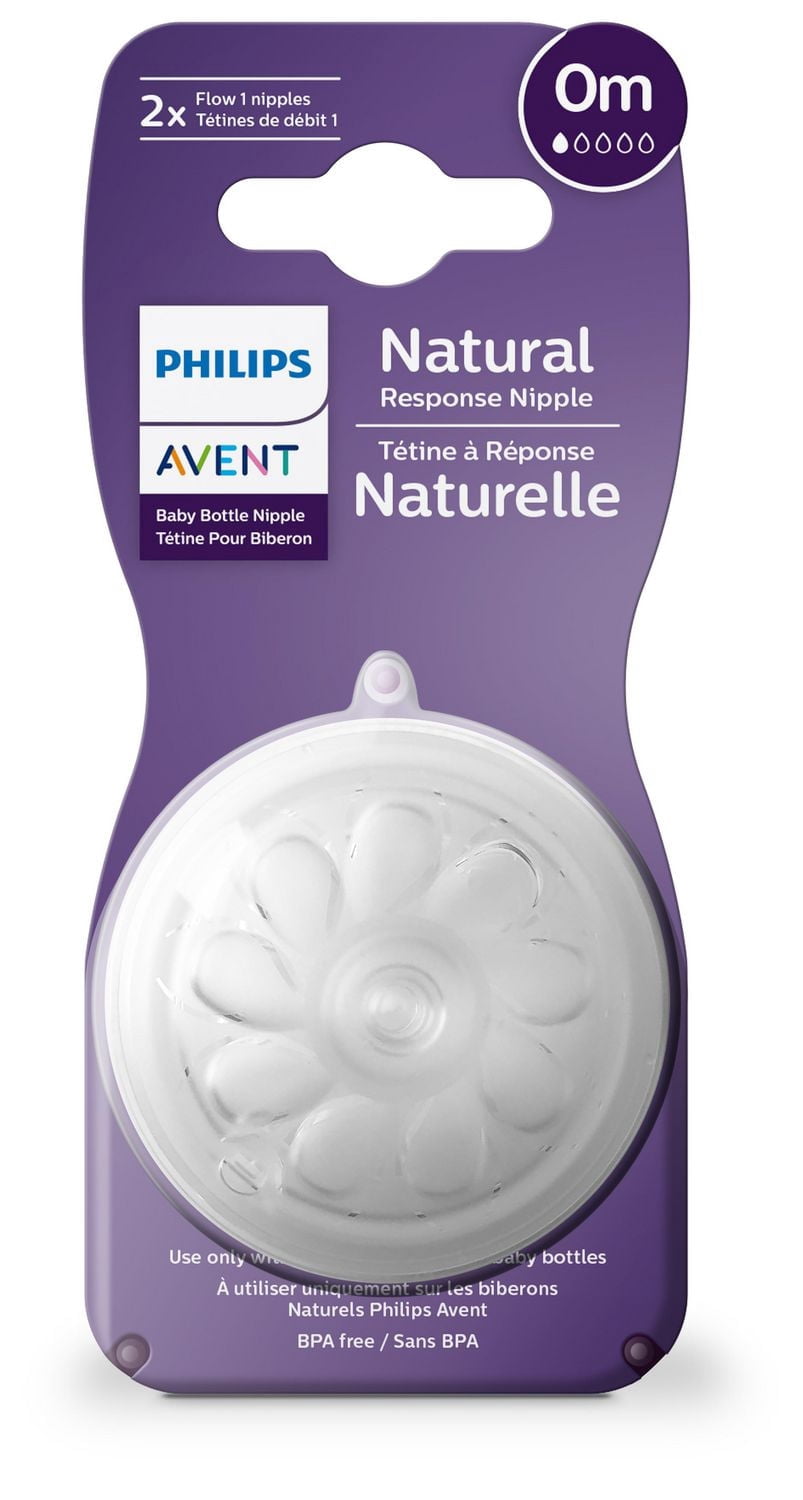 Philips Avent Natural Response Nipple Flow 4, 3M+, 2 pack, SCY964/02