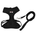 thumbnail image 1 of Cat Harness and Adjustable Soft Mesh Vest Harness for Rabbits Puppy Kitten Black, 1 of 7