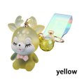 thumbnail image 3 of Keychain Pendant Luminous Hanging Ball Decorative Fashion Luminous Keyring Decoration Backpack Purse Bag Key Chain Handcraft Fashion Stylish Decor Yellow, 3 of 9