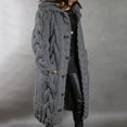 thumbnail image 2 of Heliisoer Cardigan à Capuche pour Femmes, Chandail Grande Taille avec Poche, à Simple Boutonnage, Manches Longues, 2 of 5
