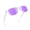 01-Transparent Frame/Mirrored Purple, variant on Joopin Polarized Sports Sunglasses for Men Women Classic Transparent Frame UV400 Mirrored Lens (Clear Mirrored Purple)