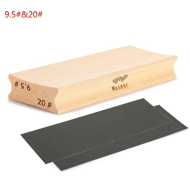 Bgsha Bloc de Ponçage Bidirectionnel à Rayon pour Guitare, Outil de Luthier pour Nivellement de Frette de Basse