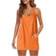 thumbnail image 2 of EGNMCR Women's Summer 2 Piece Outfits Tank Sets Lounge Solid Color Tops with Shorts Beach Matching Sets, 2 of 9