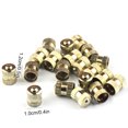 thumbnail image 3 of 20 Pcs Embout de Valve de Pneu Raccords de Roues de Vélo de Véhicule Remplacement Composant de Roue Couvercle d'Air en Cuivre Robuste Accessoire de Remplacement, 3 of 7