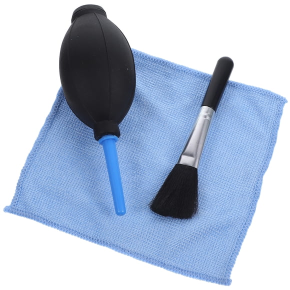 Shisuyan Silicone Air Blower Pump Camera Lens Dust Cleaner with Cleaning Cloth Brush