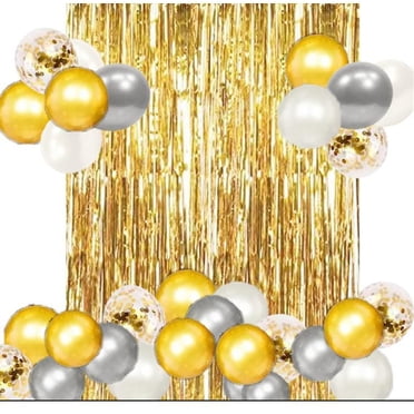 Way to Celebrate! Door Curtain Balloon Set-Silver