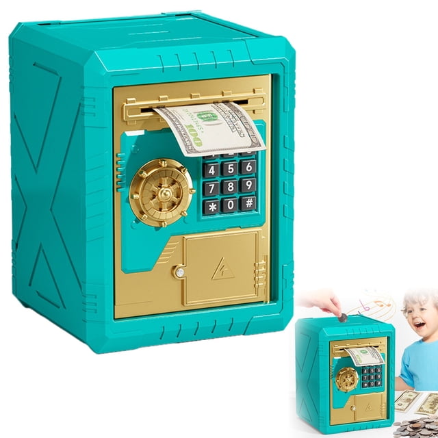 IMENGL Bank Electronic Bank With Password Lock Bank Saving Box Store A Variety Of Items A Variety Of Colors To Choose From Usb Charging Change Sorter,Big Bank,Cat Bank,Pug Bank,Kids Bank,Change Coun