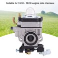 thumbnail image 4 of VIFERR Carburetor Carb Hedge Trimmer Brush Cutter for 33CC 36CC Engine Pole Chainsaw Hedge Trimmer Replacement, 4 of 8