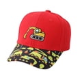 thumbnail image 1 of Casquette Bébé Vintage Enfants Tout-Petits Excavatrice Brodée Casquette de Baseball avec Snapback Ajustable Style Sport Rétro Chapeau de Soleil Casquette Fille Rouge Taille Unique, 1 of 3