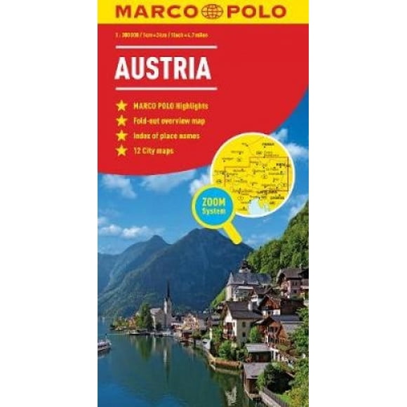 Austria Map (Marco Polo Maps)