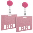 thumbnail image 4 of HLONK 2 Pcs  ID Card Nursing Badge Reference Cards Badges Nurse Pink, 4 of 8