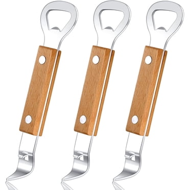 HANCELANT Ouvre-Boîte Perforateur Magnétique pour Canettes, Ouvre-Boîte Manuel en Acier Inoxydable avec Aimant pour le Camping et les Voyages, Lot de 3