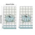 thumbnail image 3 of Wzzjkit Pumpkin Striped Kitchen Maple Leaf Text Dishwashing Kitchen Dishwashing Bathroom Hand, 3 of 6