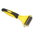 thumbnail image 3 of Pet Deshedding Brush, Stainless Steel Teeth Pet Knot Comb Easy Cutting  For Pets, 3 of 8