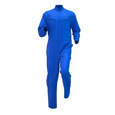Combinaison de Travail pour Homme, Combinaison à Manches Longues avec Col Rabattu et Multiples Poches pour le Travail Extérieur et Décontracté