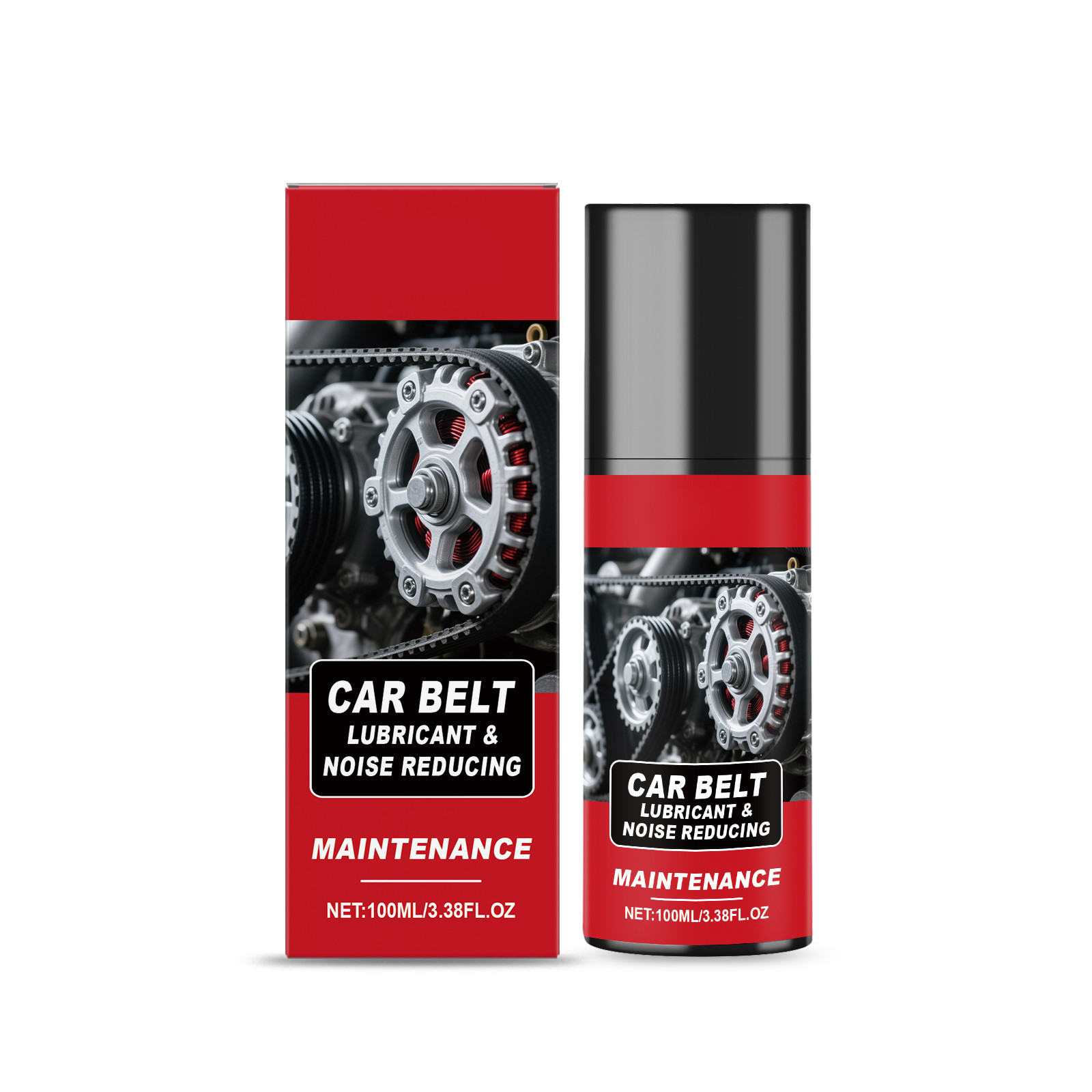 Engine Belt Lubrication Spray, Automotive Belt Dressing Spray, Long-Lasting Anti-Slip Timing & Drive Belts