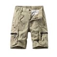 thumbnail image 2 of Styesk Shorts Homme Shorts Cargo Extensibles Décontractés à Cordon Classique Été avec Multi-Poches, 2 of 9