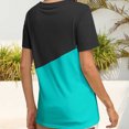 thumbnail image 4 of Birdeem T-Shirt d'Été pour Femmes à Col Rond à Manches Courtes Assorti de Couleurs Haut/chemise à Col Rond à Manches Courtes, 4 of 12