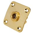 thumbnail image 1 of Milaget Electric Guitar Plates Socket Cover Square for LP Guitar Bass Accs Gold, 1 of 5