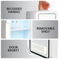 thumbnail image 4 of Koolatron Cosmetics Fridge w/ LED Lighted Makeup Mirror 12V 110V, 6L, 4 of 9