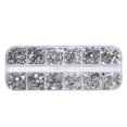 thumbnail image 1 of Nail Rhinestones Rhinestones for Nails Glass Crystal Nail Rhinestones DIY Handcraft Different Styles Sweet Gift for Mobile Phone Rinestones Set, 1 of 7