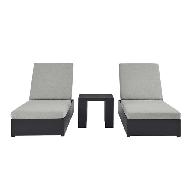 Modway Tahoe Ensemble de Chaise Longue 3 Pcs en Gris Gris