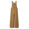 thumbnail image 3 of Gupgi Women Loose Style Overalls, Sleeveless Square Collar One-piece, 3 of 7
