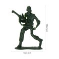thumbnail image 2 of 100pcs Soldier Figurine Toys Soldier Molds Military Wargaming Plastic Model Kit, 2 of 8
