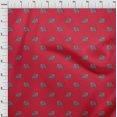 thumbnail image 3 of oneOone Cotton Poplin Fabric Elephant Block Decor Fabric Printed BTY 56 Inch Wide, 3 of 4