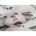 thumbnail image 4 of oneOone Cotton Poplin Fabric Tree & Animals Ikat Printed Craft Fabric BTY 56 Inch Wide, 4 of 4