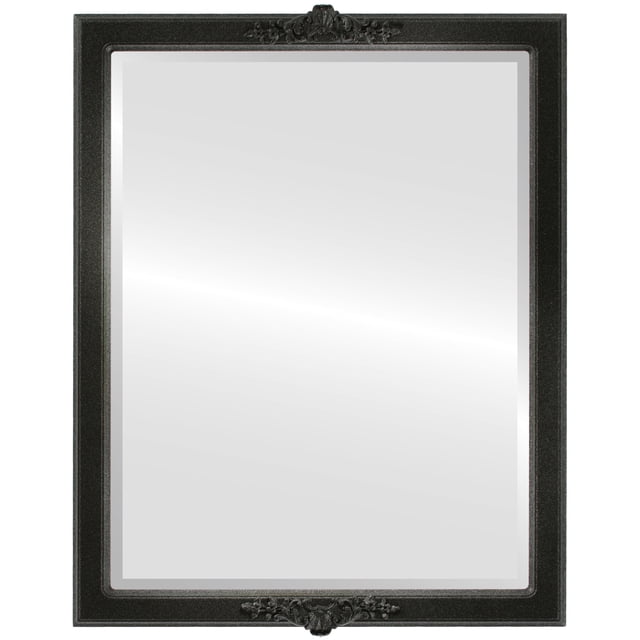 Miroir Encadré Athena - Noir Argent