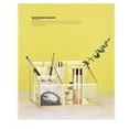 thumbnail image 3 of Organisateur de Maquillage en Verre avec Visibilité Transparente et Finition Dorée pour un Rangement Efficace des Pinceaux Rouges à Lèvres Parfums Correcteurs dans la Chambre Salle de Bain, 3 of 6