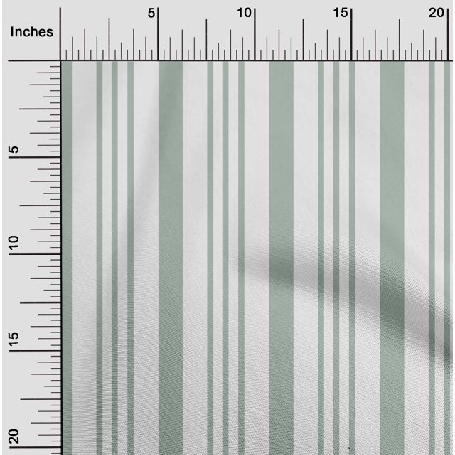 oneOone Viscose Chiffon Fabric Stripe Print Sewing Fabric BTY 42 Inch Wide