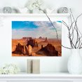 thumbnail image 1 of Monument Valley Vue Aérienne du Ciel - Impression Paysage Oeuvre Murale, 1 of 3