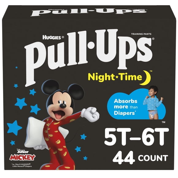 Pull-Ups Night Time Training Pants, Giga Pack, Size 2T-6T