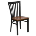thumbnail image 1 of Bowery Hill Black Back Metal Dining Chair in Cherry, 1 of 7