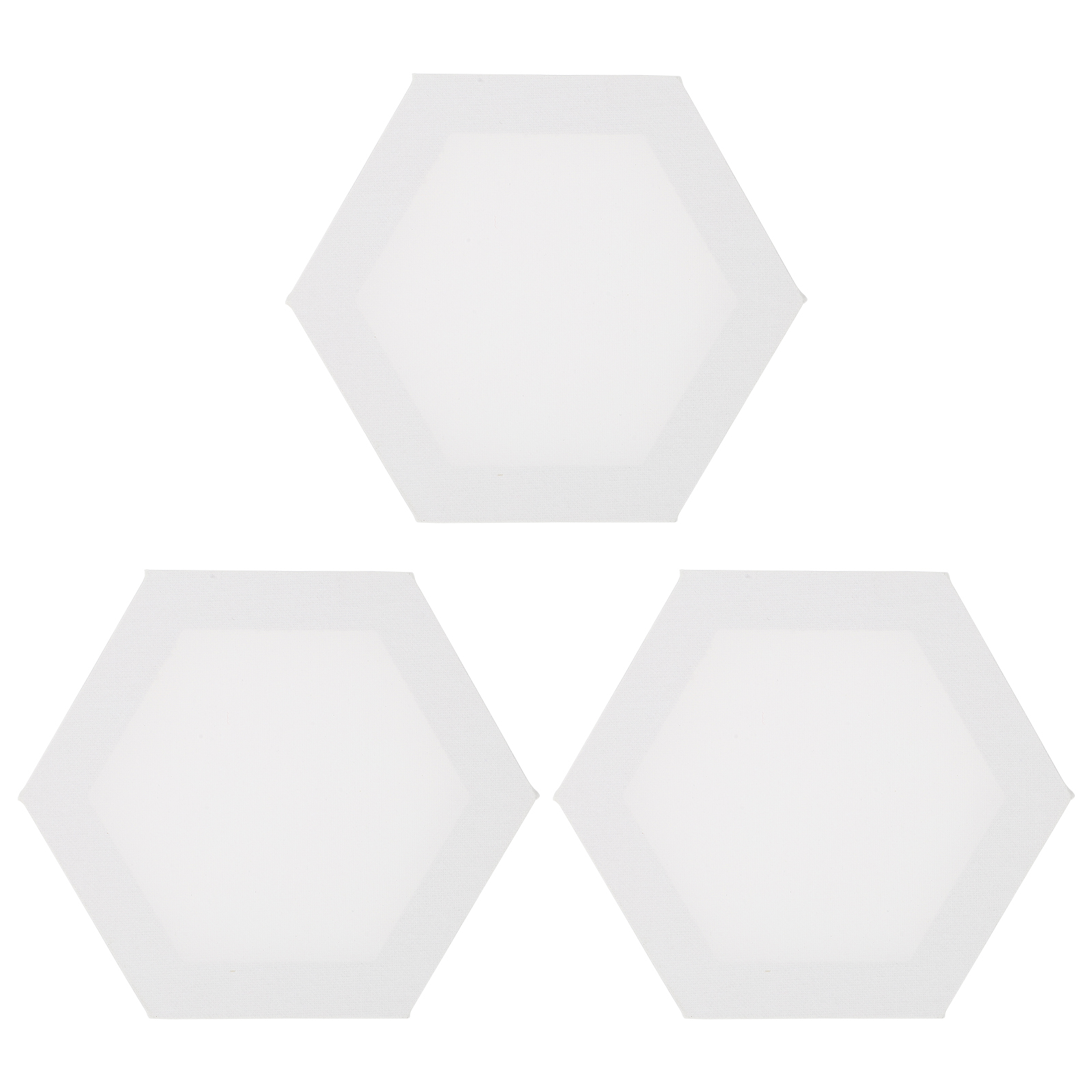 SEWACC 3Pack DIY Painting Boards White Wood Canvas Frame for Students Creativity Stimulation Home Decoration