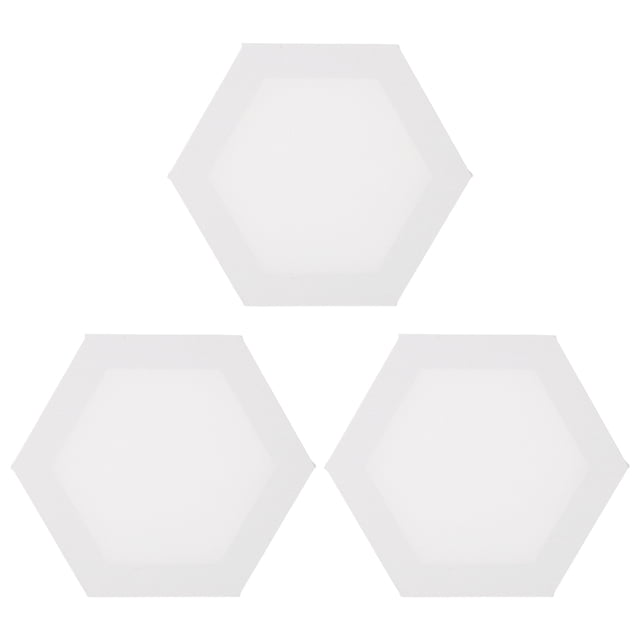 SEWACC 3Pack DIY Painting Boards White Wood Canvas Frame for Students Creativity Stimulation Home Decoration