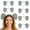 Elephant, variant on TOPTIE 6 PCS Wolf Animals Ears Headband, Decorations for Adult & Kid, Costume Hair Hoop