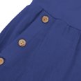 thumbnail image 4 of AherBiu Womens Capris Summer Casual Loose High Waisted Drawstring Knee Length Shorts with Pockets, 4 of 6