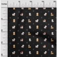 thumbnail image 1 of oneOone Silk Tabby Fabric Grass & Puppies Dog Print Fabric BTY 42 Inch Wide, 1 of 1