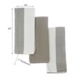 thumbnail image 2 of Kitchen Towel Set Of 3 PCs Block Print Oxford Tan, 2 of 3