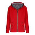 thumbnail image 4 of Timegard Quarter Zip Pullover Women Stand Collar Drop Shoulder Sweatshirts Fall Winter Solid Color Tops, 4 of 6