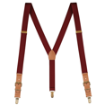 thumbnail image 1 of Buyless Fashion Leather End Suspenders for Men - 48 Elastic Adjustable Straps 1 - Y Shape, 1 of 1